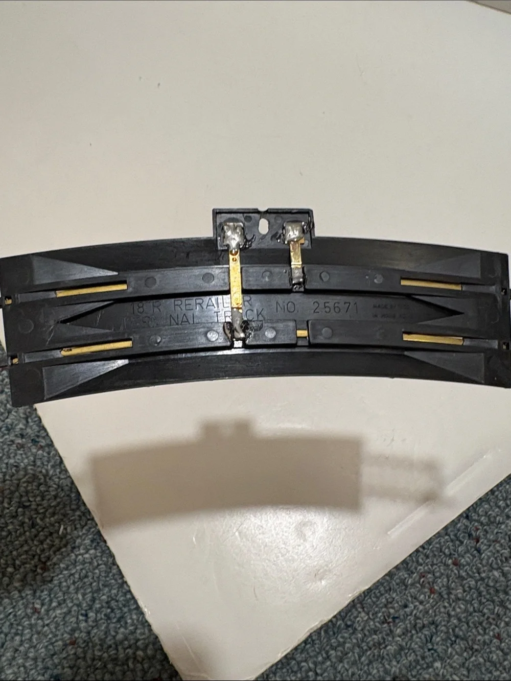 Tyco model train track, HO scale